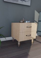 ÖMER ÇİFT ÇEKMECELİ KOMODIN - 4