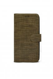 TahTicMer   Huawei P40 Lite E Kılıf Kumaş Kredi Kartı Para Bölmeli Standlı Exclusive Spor Cüzdan - 1