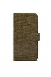 TahTicMer   General Mobile GM 21 Kılıf Kumaş Kredi Kartı Para Bölmeli Standlı Exclusive Spor Cüzdan - 1