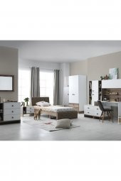 Rengarenk Latte 120X200 Karyola k1 - 5