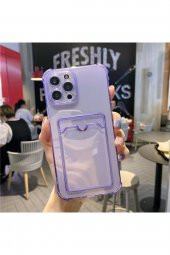 TahTicMer   Apple iPhone 11 Pro Kılıf Silikon şeffaf Kredi Kartlık Bölmeli Antişok Dört Köşe Darbe Korumalı - 1
