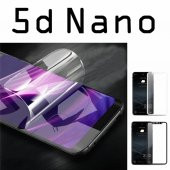 TahTicMer   Samsung j4 Plus j415 5D Nano Kırılmaz Ekran Koruyucu Komple Koruma Siyah - 1