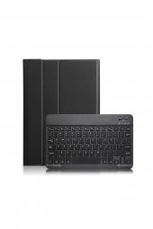 TahTicMer   Apple iPad 8. Nesil A2270 A2428 A2429 A2430 10.2 inç Kablosuz Klavyeli Mıknatıslı Kılıf Standlı - 1