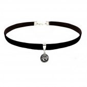 Siyah Renk Kadife Unicor - Tek Boynuzlu At - Choker Kolye - 5