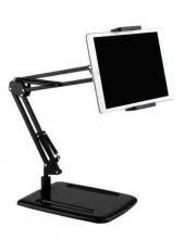 TahTicMer   Tablet Telefon Standı Masaüstü Süspansiyonlu Makas Metal Yapı Masa Tutuculu  Stand - 4