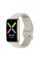 TahTicMer   Oppo Watch Free Kayış Silikon Akıllı Bileklik Spor Kordon - 1