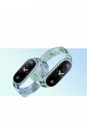 TahTicMer   Xiaomi Mi Band 5 Kayış Renkli Silikon Akıllı Bileklik Kordon Kayış - 2