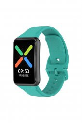 TahTicMer   Oppo Watch Free Kayış Silikon Akıllı Bileklik Spor Kordon - 1
