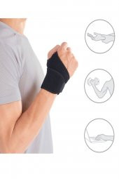 TahTicMer   Ayarlanabilir Spor Bilekliği Parmaktan Geçmeli Neopren Bandaj Sporcu El Bileklik Basınç Desteği - 3