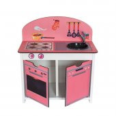 KID-1033 Chiva Pembe Ahşap Mutfağım - 2