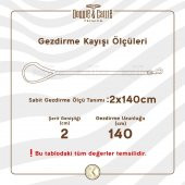 Doggie Dokuma Ayarlanabilir Özellikli Köpek Gezdirme Kayışı M 2x120-200cm Siyah* - 3