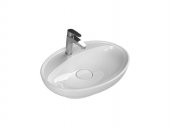 Turkuaz Cerastyle Lal C Serisi Tezgah Üstü Lavabo 60x45,5 Cm - 1
