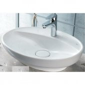 Turkuaz Cerastyle Lal C Serisi Tezgah Üstü Lavabo 60x45,5 Cm - 3