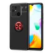 Xiaomi Redmi 10C Kılıf Zore Ravel Yüzüklü Silikon Kılıf thumbnail 5