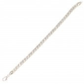 925 Ayar Gümüş 0,5 mm Zincir Bileklik - 2