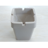 KARE KOKUSUZ KÜLLÜK (1.KALİTE) BEJ 7,5cm (ARAÇ EV OFİS) PRATİK KÜLLÜK, KÜL TABLASI thumbnail 3