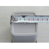 KARE KOKUSUZ KÜLLÜK (1.KALİTE) BEJ 7,5cm (ARAÇ EV OFİS) PRATİK KÜLLÜK, KÜL TABLASI thumbnail 6