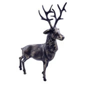 Dekoratif Geyik Biblo Bronz 28 cm - 2