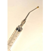 5 ml Plastik Kuş Besleme Enjektörü + 14G Kanül. Eğri Uçlu - 1