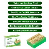 Doğal Kabak Lifli El Yapımı Aloe Vera Sabunu 125g - 3