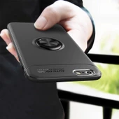 Apple iPhone SE 2022 Kılıf Zore Ravel Yüzüklü Silikon Kılıf thumbnail 8