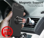 Apple iPhone SE 2022 Kılıf Zore Ravel Yüzüklü Silikon Kılıf thumbnail 9