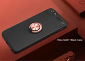 Apple iPhone SE 2022 Kılıf Zore Ravel Yüzüklü Silikon Kılıf thumbnail 6