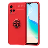 Vivo Y21S Kılıf Zore Ravel Yüzüklü Silikon Kılıf - 2