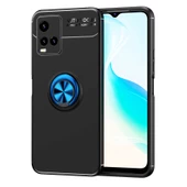 Vivo Y21S Kılıf Zore Ravel Yüzüklü Silikon Kılıf - 7