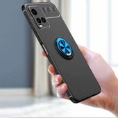 Vivo Y21S Kılıf Zore Ravel Yüzüklü Silikon Kılıf - 10