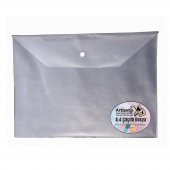 A4 Çıtçıtlı Beyaz Şeffaf Renkli Zarf Dosya 1 Adet Artlantis Çıt Çıtlı Dosya 1 Adet - 1