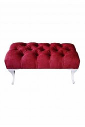 Kozan Puf & Benç 45*90-Pls Ayak Silenebilir Kumaş Bordo K1 thumbnail 1