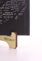Lastikli Çizgisiz Sert Kapak Emc2 Defter - 3