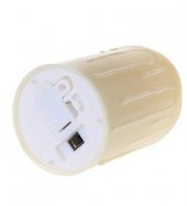 1 Adet Erimiş Görünümlü Hareketli Alevli Led Mum 7 cm Boy - 3