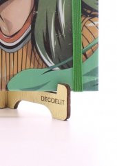Lastikli Çizgisiz Sert Kapak Bellie Eilish Defter - 2
