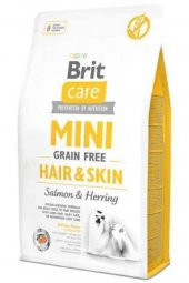 Brit Care Brit Care Mini Hair Skin Tahılsız Somon Ve Ringa Balıklı Küçük Irk Yetişkin Köpek Maması 2 kg - 1