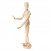 ORTA BOY KUKİ AHŞAP KUKLA - 1