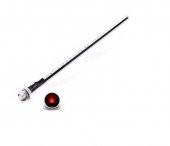 12V LED Şase Tip Mercekli Kablolu 1 Adet Turuncu Şeffaf- 20 Cm - 1