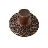 Dinar 32 mm Eskitme Antik Bakır Metal Mobilya Mutfak Çekmece Dolap Dolabı Kulpu Kulbu Kulpları thumbnail 7