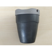 KOKUSUZ KÜLLÜK SİYAH-GRİ 8cm (ARAÇ EV OFİS) PRATİK KÜLLÜK, KÜL TABLASI - 2