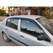 Renault Clio 2 Mügen Cam Rüzgarlığı Sedan-Hb 1999-2008 Arası 4Lü Set - 6