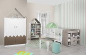 Rengarenk Baby Roof Çocuk Karyolası 70*180 Montessori - 2