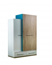 Rengarenk Born Blue 3 Kapaklı  Gardrop thumbnail 1