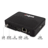WELLBOX ATOM PLUS IP TV  UYDU ALICISI MİNİ FULL HD DAHİLİ WİFİ SÜPER HIZLI UYDU ALICISI - 2