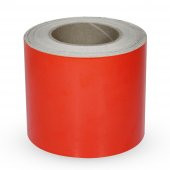 Reflektörlü Fosforlu Şerit Bant Kırmızı Düz İkaz Bandı 12cm x 1MT - 5