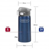 Mobicool MDB35 0,35L Vakumlu Çift Yalıtımlı Paslanmaz Çelik Seyahat Bardağı /Termos - 2
