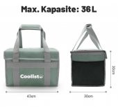 Coolist CL36LG 36 Litre Katlanabilir Termos Bez Çanta / Buzluk - 3