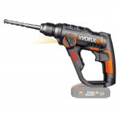 WORX WX390.9 20Volt 1.2J Profesyonel SDS-Plus Pnömatik Şarjlı Matkap + 8 Adet Uç + Mandren (Akü Dahil Değildir) - 7