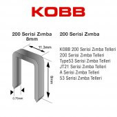 KOBB KBZ208 8mm 2500 Adet 200 Serisi Ağır Hizmet Tipi Zımba Teli - 5