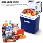 Coolist CLT18 12Volt/220Volt AC/DC 18 Litre Sıcak/Soğuk Oto Buzdolabı - 2